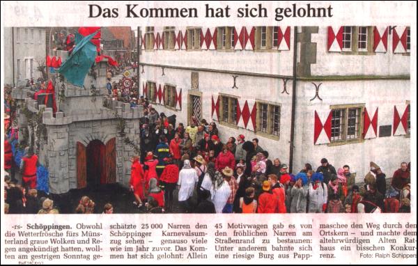 Karneval 2009 - Kreuzritter