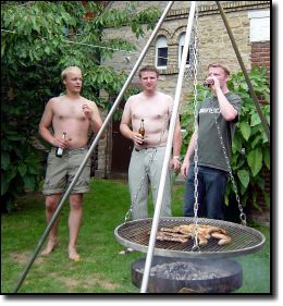 Der Grill war den ganzen Tag geheizt!