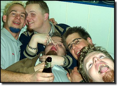 Mike, Frank S, Boogie (glaub ich), Thomas M und Dirk