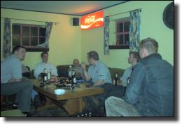 Abends um 20 Uhr in der Bude...