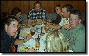 Abends beim essen...